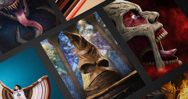 Collage of various prints by Adam Ingle